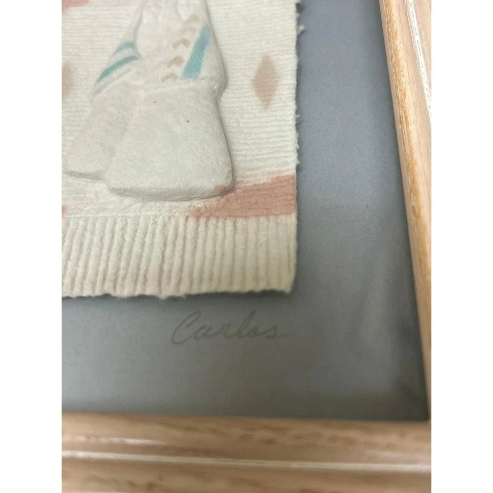 Figi Graphics Carlos Southwestern Woven Textile Relief Framed Wall Art CP-71V